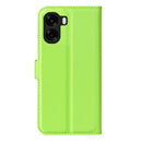 Wallet Case for OPPO A6x 2026 – PU Leather Flip Cover with Card Holder & Stand [Green]