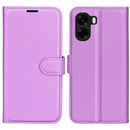 Wallet Case for OPPO A6x 2026 – PU Leather Flip Cover with Card Holder & Stand [Purple]