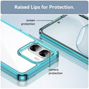OPPO A6x 2026 Soft TPU Bumper Shockproof Cover Case [Clear Blue]