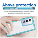 OPPO A80 5G Soft TPU Bumper Case (Clear Blue) 3