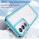 OPPO A80 5G Soft TPU Bumper Case (Clear Blue) 2