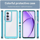 OPPO A80 5G Soft TPU Bumper Case (Clear Blue) 8