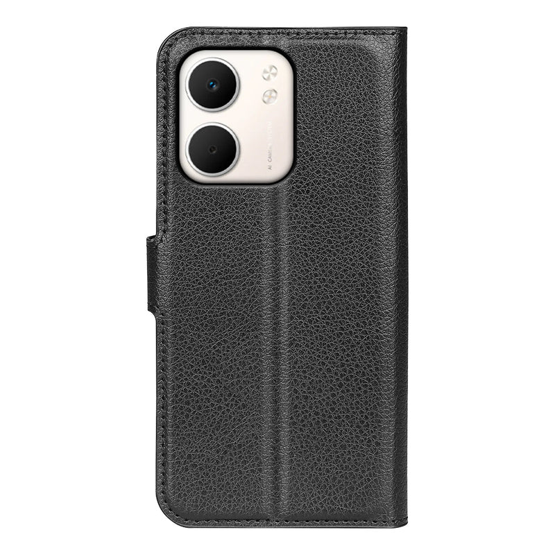 OPPO A5x 2025 PU Wallet Case [Black]