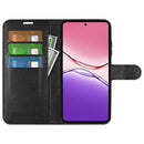 OPPO A5x 2025 PU Wallet Case [Black]