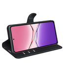 OPPO A5x 2025 PU Wallet Case [Black]