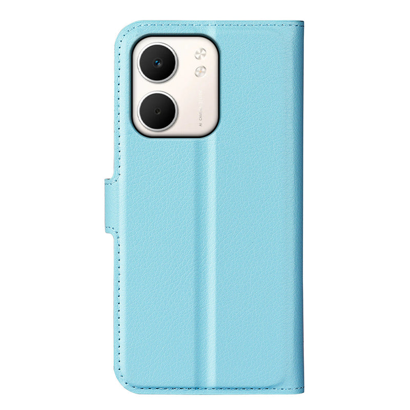 OPPO A5x 2025 PU Wallet Case [LightBlue]