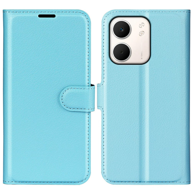 OPPO A5x 2025 PU Wallet Case [LightBlue]