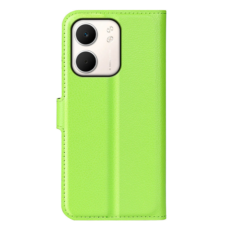 OPPO A5x 2025 PU Wallet Case [Green]