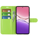 OPPO A5x 2025 PU Wallet Case [Green]