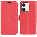 OPPO A5x 2025 PU Wallet Case [Red]