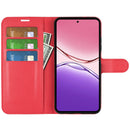 OPPO A5x 2025 PU Wallet Case [Red]