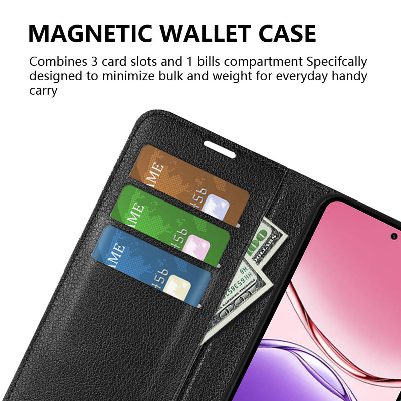 OPPO A5x 2025 PU Wallet Case [Purple]