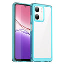 OPPO A5x 2025 Soft TPU Bumper Case [Clear Blue]