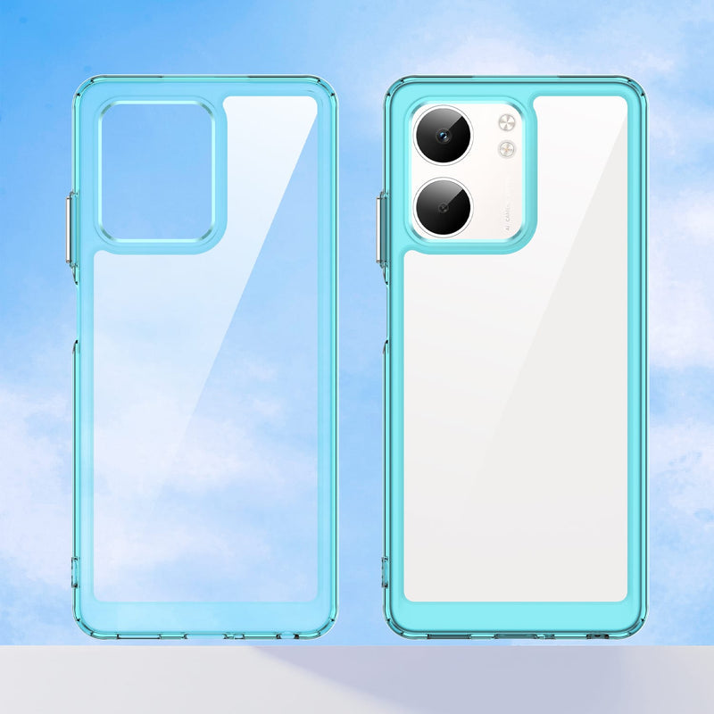 OPPO A5x 2025 Soft TPU Bumper Case [Clear Blue]