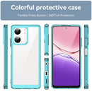 OPPO A5x 2025 Soft TPU Bumper Case [Clear Blue]