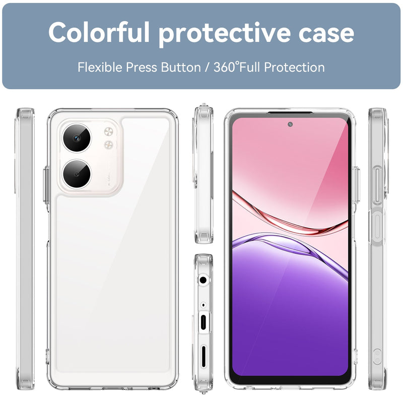 OPPO A5x 2025 Soft TPU Bumper Case [Clear]