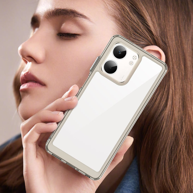 OPPO A5x 2025 Soft TPU Bumper Case [Clear Grey]