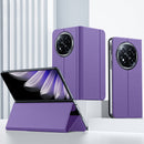 Premium PU Leather Flip Case for OPPO Find N5 – 360° Protection [Purple]