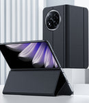 Premium PU Leather Flip Case for OPPO Find N5 – 360° Protection [Black]