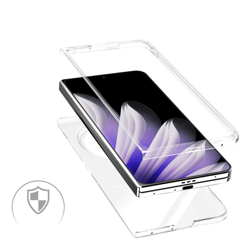 OPPO Find N5 Clear Crystal Hard PC Case – Ultra Slim Transparent Shell