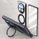 OPPO Find N6 Clear Magnetic Case - 360° Rotating Ring Stand