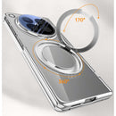 OPPO Find N6 Clear Magnetic Case - 360° Rotating Ring Stand