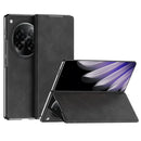 OPPO Find N6 premium PU leather flip case - Magnetic Cover & Hidden Kickstand [Black]