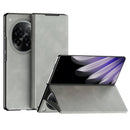 OPPO Find N6 premium PU leather flip case - Magnetic Cover & Hidden Kickstand [Grey]