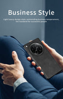 OPPO Find N6 premium PU leather flip case - Magnetic Cover & Hidden Kickstand [Brown]