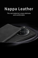 OPPO Find N6 premium PU leather flip case - Magnetic Cover & Hidden Kickstand [Grey]