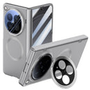 OPPO Find N6 Magnetic Skin-Feel Case - Hinge Shield & Lens Ring Stand [Titanium Grey]