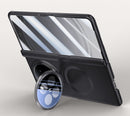 OPPO Find N6 Magnetic Skin-Feel Case - Hinge Shield & Lens Ring Stand [Black]
