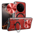 OPPO Find X8 Pro Ring Kickstand Case w/ Camera Cover [Red] 1
