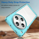 OPPO Find X8 Pro Soft TPU Bumper Case (Clear Blue) 2