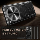 OPPO Find X8 Pro Ring Kickstand Case w/ Camera Cover [Red]