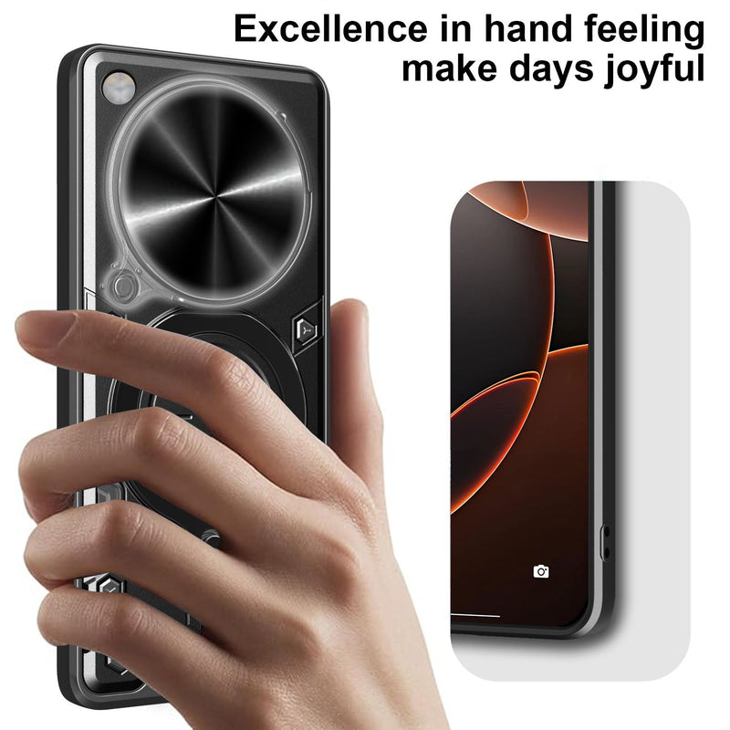 OPPO Find X8 Pro Ring Kickstand Case w/ Camera Cover [Purple]