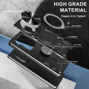 OPPO Find X8 Pro Ring Kickstand Case w/ Camera Cover [Black]