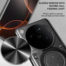 OPPO Find X8 Pro Ring Kickstand Case w/ Camera Cover [Black]