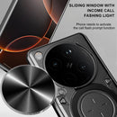 OPPO Find X8 Pro Ring Kickstand Case w/ Camera Cover [Red]