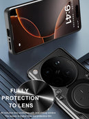 OPPO Find X8 Pro Ring Kickstand Case w/ Camera Cover [Black]