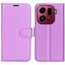 OPPO Find X9 Pro PU Wallet Case [Purple]