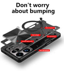 OPPO Find X9 Pro Ring Kickstand Case w/ Camera Cover [Navy]