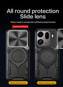 OPPO Find X9 Pro Ring Kickstand Case w/ Camera Cover [Red]