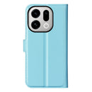 OPPO Find X9 PU Wallet Case [LightBlue]