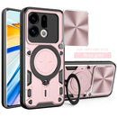 OPPO Find X9 Ring Kickstand Case w/ Camera Cover [Rose Gold]