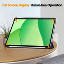 KST Tri-fold PU Leather Case for Oppo Pad SE 11-inch [Black]