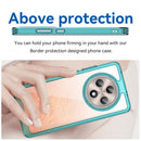 OPPO Reno 12 F Soft TPU Bumper Case (Clear Blue) 3
