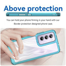 OPPO Reno 12 Pro Soft TPU Bumper Case (Clear Blue) 3