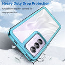 OPPO Reno 12 Pro Soft TPU Bumper Case (Clear Blue) 2