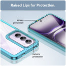OPPO Reno 12 Pro Soft TPU Bumper Case (Clear Blue) 5